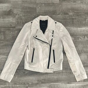 Marciano leather Cream Biker Jacket sz S